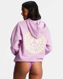 Billabong Peace Out Hoodie LILAC DREAM (pgr0) -billabong shop abjsf00389 billabongw pgr0 bck1