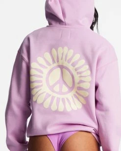 Billabong Peace Out Hoodie LILAC DREAM (pgr0) -billabong shop abjsf00389 billabongw pgr0 dtl2