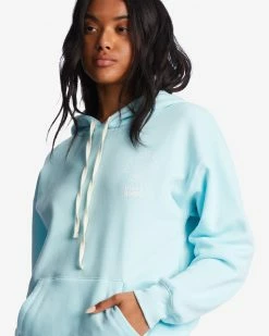 Billabong Radiate Love Hoodie PURE AQUA (bfd0) -billabong shop abjsf00391 billabongw bfd0 dtl1