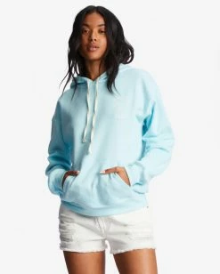 Billabong Radiate Love Hoodie PURE AQUA (bfd0) -billabong shop abjsf00391 billabongw bfd0 frt1 1