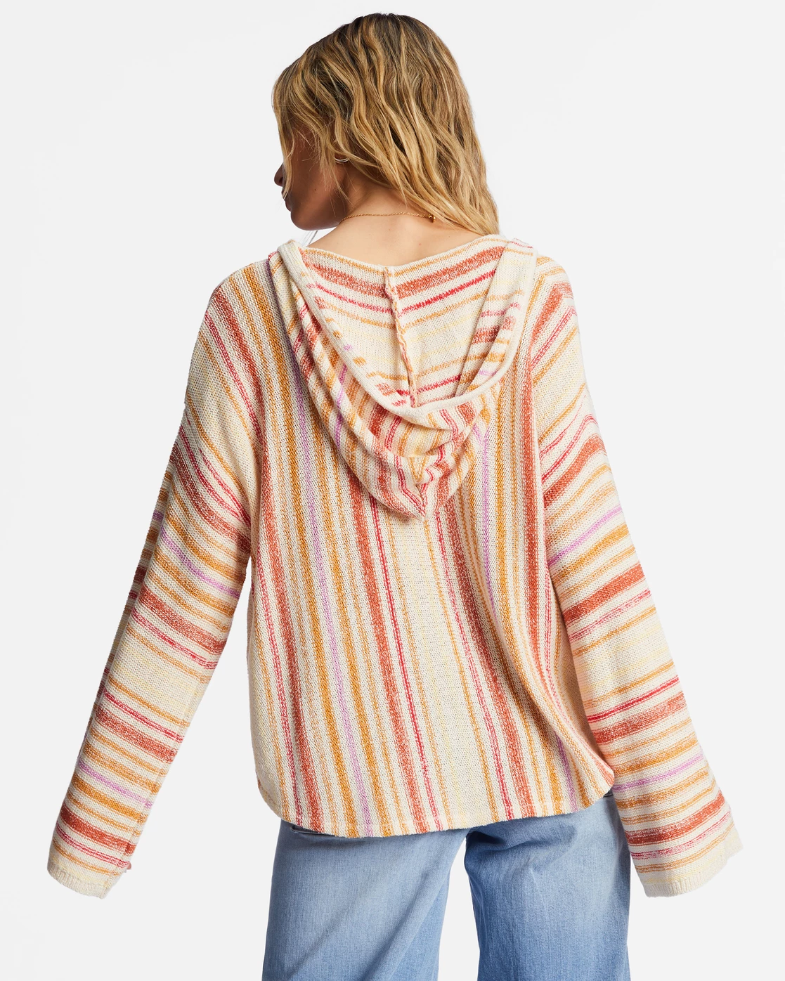 Billabong Baja Beach Hooded Sweater BRIGHT POPPY (rne0) 3 Billabong Baja Beach Hooded Sweater BRIGHT POPPY (rne0) - Image 3