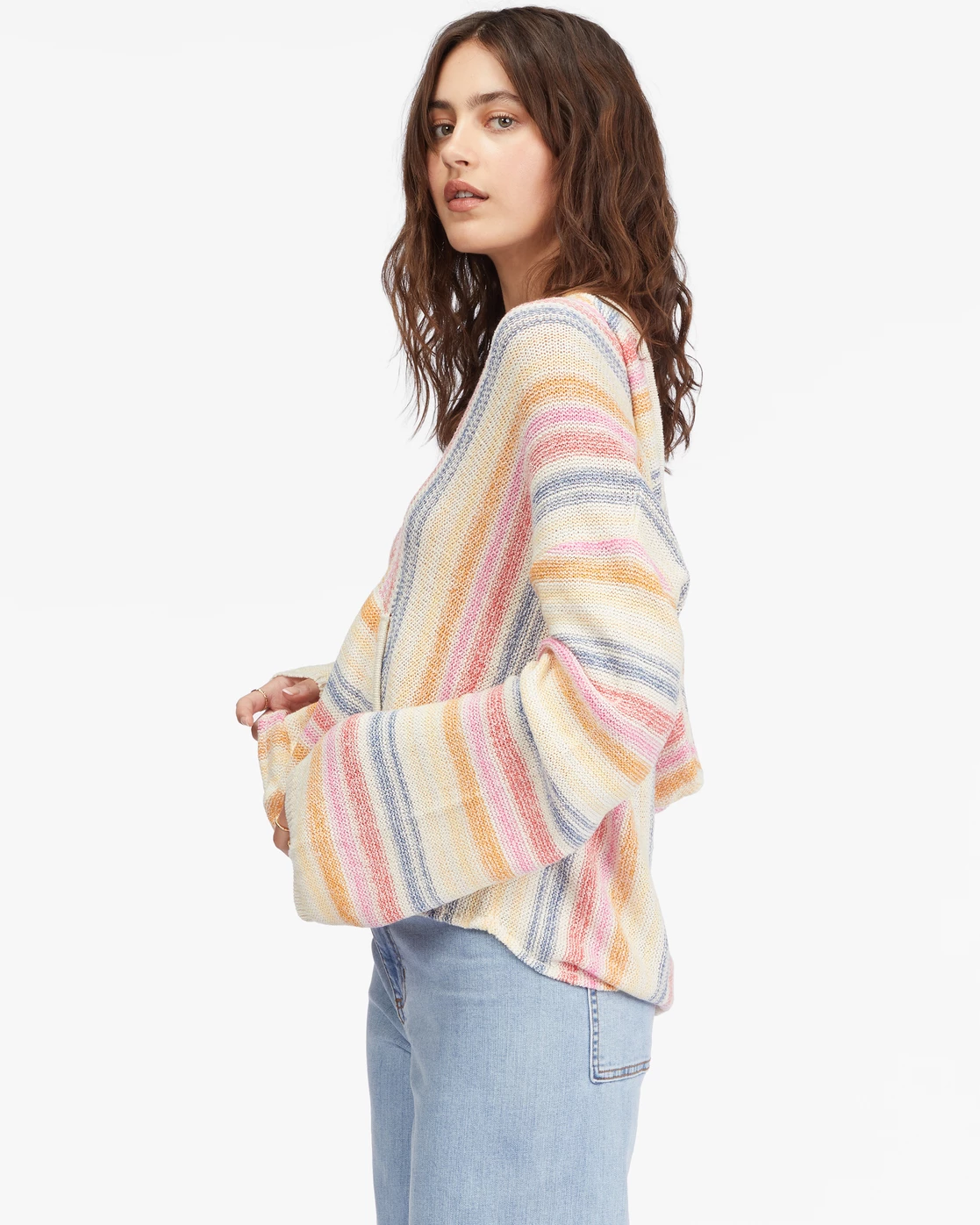 Billabong Baja Beach Hooded Sweater VINTAGE CORAL (vco) 2 Billabong Baja Beach Hooded Sweater VINTAGE CORAL (vco) - Image 2