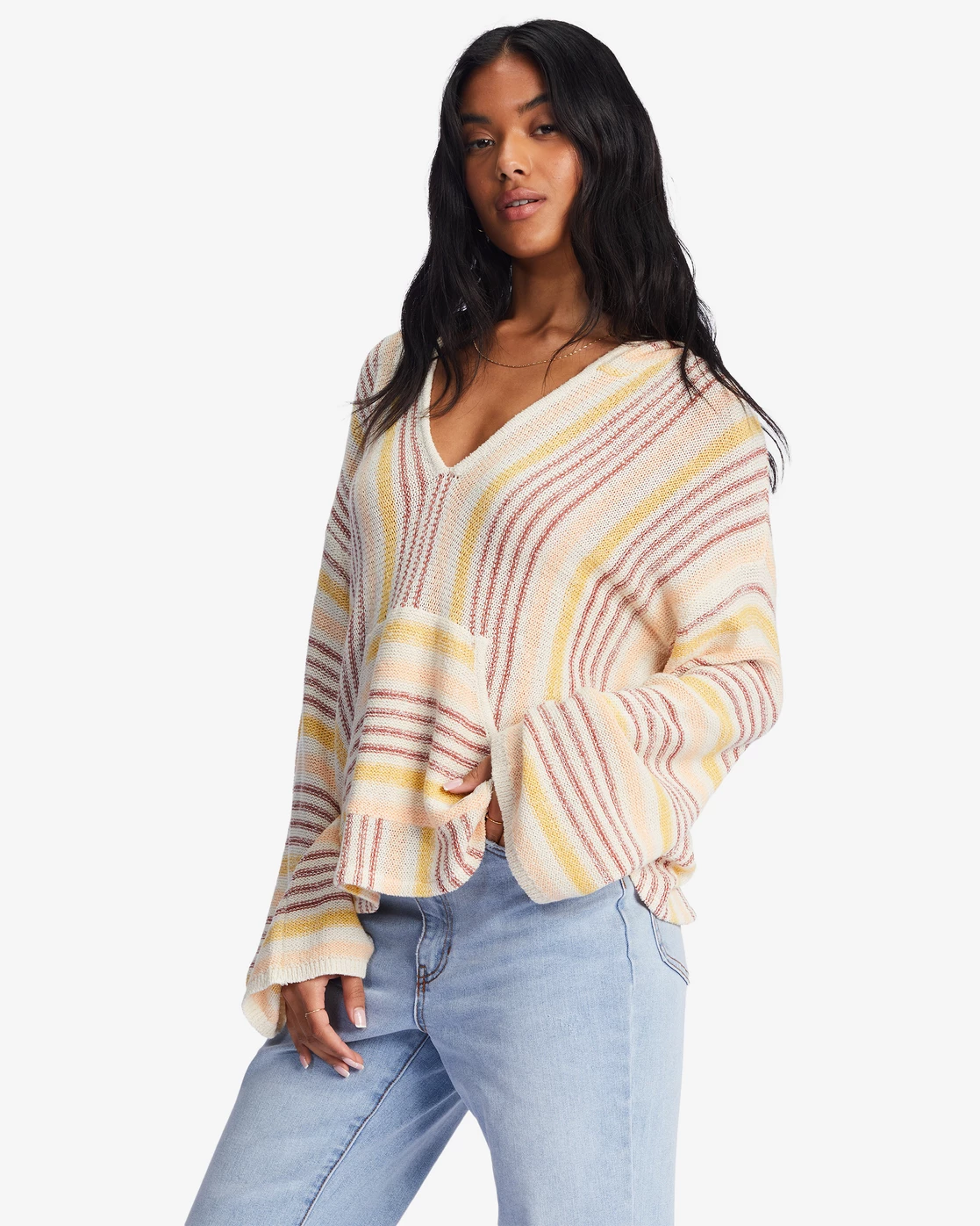 Billabong Baja Beach Hooded Sweater MELLOW DAZE (ygn0) 2 Billabong Baja Beach Hooded Sweater MELLOW DAZE (ygn0) - Image 2