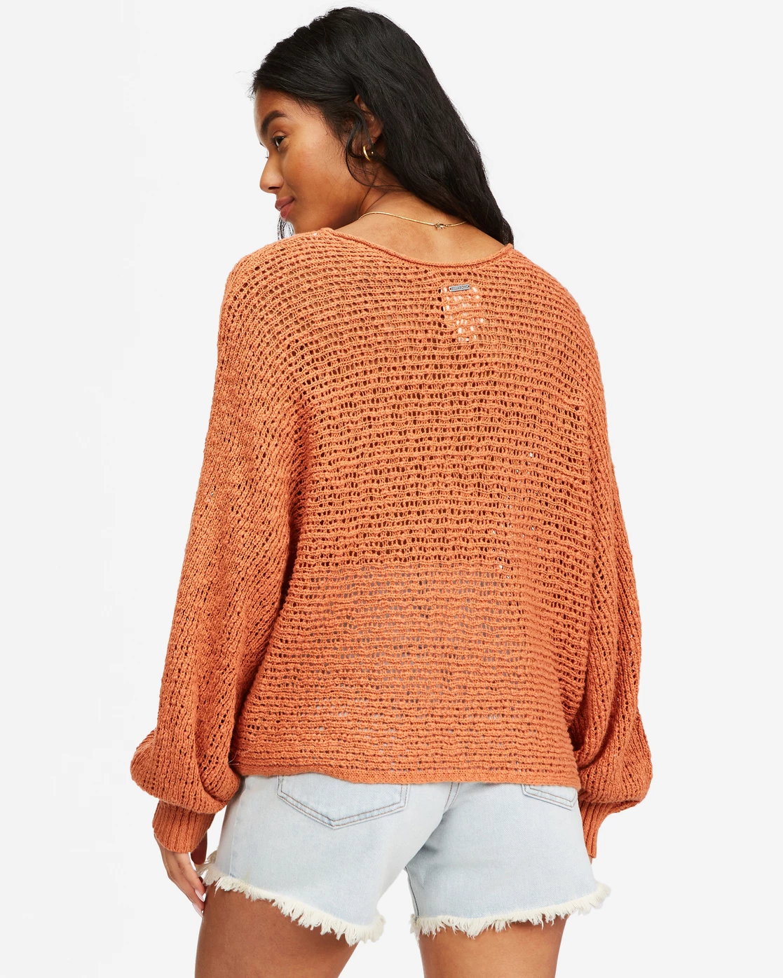Billabong Forever Golden V-Neck Pullover Sweater TOFFEE (tof) 3 Billabong Forever Golden V-Neck Pullover Sweater TOFFEE (tof) - Image 3