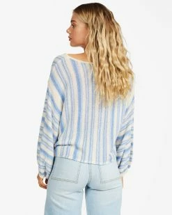Billabong So Sweet Pullover Sweater SWEET BLUE (bka0) 10 Billabong So Sweet Pullover Sweater SWEET BLUE (bka0) -billabong shop abjsw00176 billabongw bka0 bck1 1