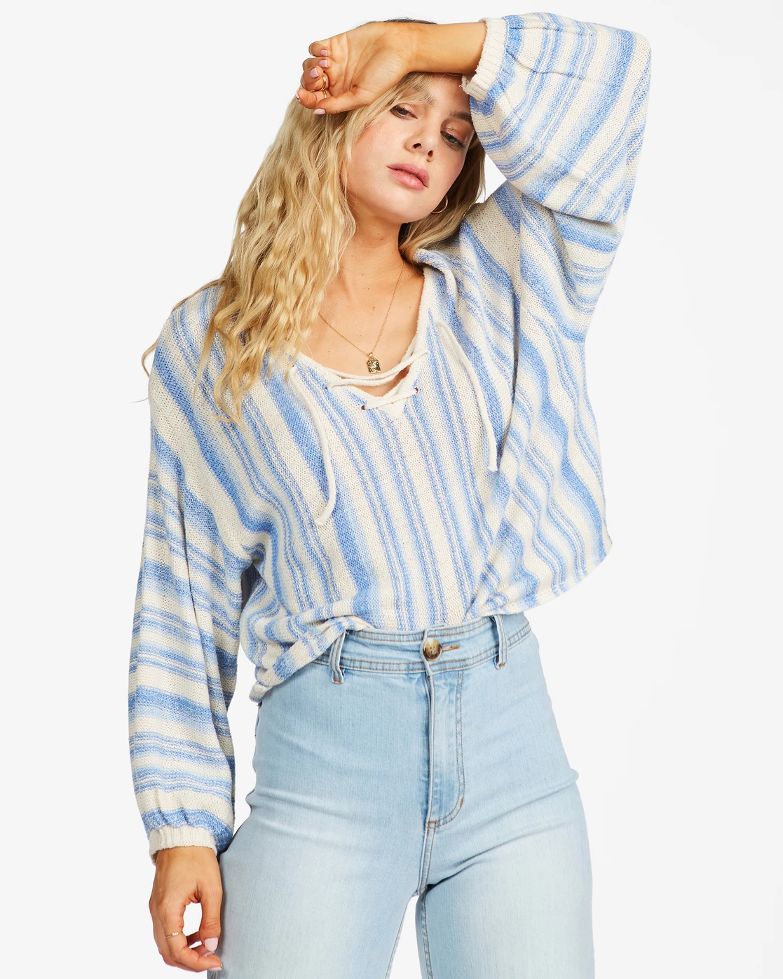 Billabong So Sweet Pullover Sweater SWEET BLUE (bka0) 3 Billabong So Sweet Pullover Sweater SWEET BLUE (bka0) - Image 3