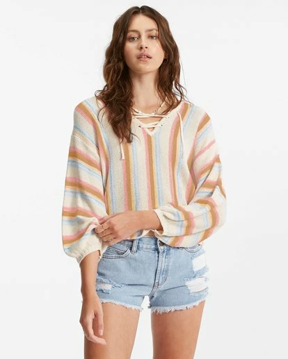 Billabong So Sweet Pullover Sweater SORBET (sor) 6 Billabong So Sweet Pullover Sweater SORBET (sor) - Image 6