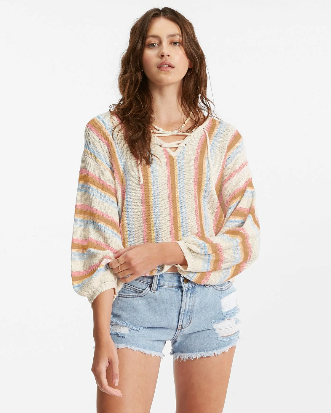 Billabong So Sweet Pullover Sweater SORBET (sor) 2 Billabong So Sweet Pullover Sweater SORBET (sor) - Image 2