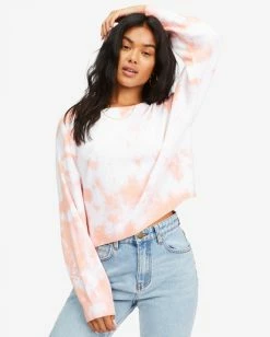 Billabong Under The Sun Crewneck Sweater MELON (mel) -billabong shop abjsw00184 billabongw mel frt1 1
