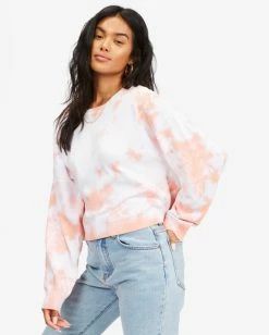 Billabong Under The Sun Crewneck Sweater MELON (mel) -billabong shop abjsw00184 billabongw mel sd1 1