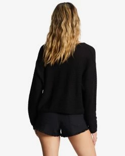 Billabong Every Day Pullover Sweater BLACK PEBBLE (bpb) -billabong shop abjsw00198 billabongw bpb bck1 2