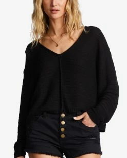Billabong Every Day Pullover Sweater BLACK PEBBLE (bpb) -billabong shop abjsw00198 billabongw bpb dtl1