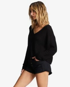 Billabong Every Day Pullover Sweater BLACK PEBBLE (bpb) -billabong shop abjsw00198 billabongw bpb sd1 1