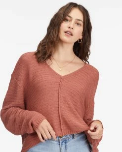 Billabong Every Day Pullover Sweater RED CLAY (rcl) -billabong shop abjsw00198 billabongw rcl dtl1 2