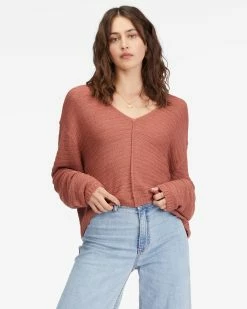 Billabong Every Day Pullover Sweater RED CLAY (rcl)
