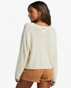 Billabong Every Day Pullover Sweater WHITE CAP (wcp) 9 Billabong Every Day Pullover Sweater WHITE CAP (wcp) -billabong shop abjsw00198 billabongw wcp bck1 1