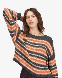 Billabong She's A Trip Crewneck Sweater OFF BLACK (ofb) 9 Billabong She's A Trip Crewneck Sweater OFF BLACK (ofb) -billabong shop abjsw00201 billabongw ofb dtl1 1