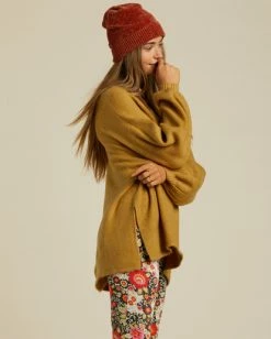 Billabong Sol Chasing Tunic Sweater GREEN ENVY (ylf0) 10 Billabong Sol Chasing Tunic Sweater GREEN ENVY (ylf0) -billabong shop abjsw00207 billabongw ylf0 sd1 1