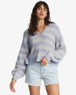 Billabong Mas Amor Hooded V-Neck Sweater GOOD TIDES (phv0) 10 Billabong Mas Amor Hooded V-Neck Sweater GOOD TIDES (phv0) -billabong shop abjsw00212 billabongw phv0 frt1 1