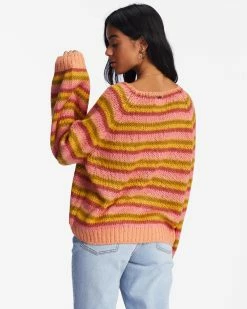 Billabong No Brainer V-Neck Pullover Sweater CANYON SUNSET (nhy0) 8 Billabong No Brainer V-Neck Pullover Sweater CANYON SUNSET (nhy0) -billabong shop abjsw00216 billabongw nhy0 bck1
