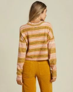 Billabong So Charmed Slightly Cropped Sweater WARM RAYS (yld0) 8 Billabong So Charmed Slightly Cropped Sweater WARM RAYS (yld0) -billabong shop abjsw00218 billabongw yld0 bck1