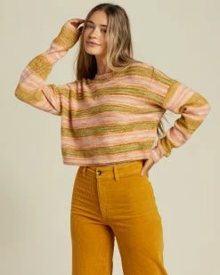 Billabong So Charmed Slightly Cropped Sweater WARM RAYS (yld0)