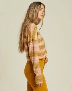 Billabong So Charmed Slightly Cropped Sweater WARM RAYS (yld0) 11 Billabong So Charmed Slightly Cropped Sweater WARM RAYS (yld0) -billabong shop abjsw00218 billabongw yld0 sd1 1