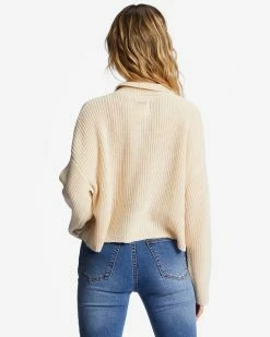 Billabong Stay Current Cozy Sweater WHITE CAP (wcp) 8 Billabong Stay Current Cozy Sweater WHITE CAP (wcp) -billabong shop abjsw00226 billabongw wcp bck1