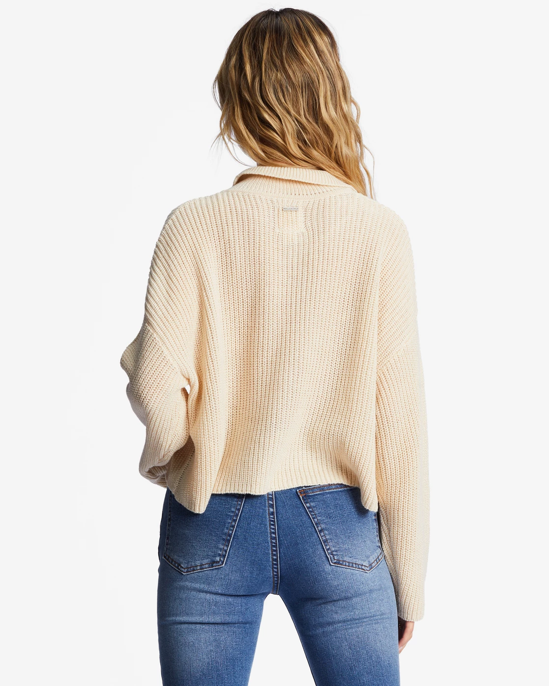 Billabong Stay Current Cozy Sweater WHITE CAP (wcp) 3 Billabong Stay Current Cozy Sweater WHITE CAP (wcp) - Image 3