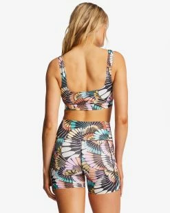 Billabong A/Div Summit Bra Tank Top BLACK MULTI 2 (bml2) -billabong shop abjto00103 billabongw bml2 bck1