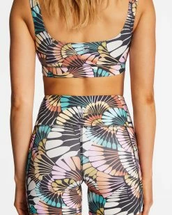 Billabong A/Div Summit Bra Tank Top BLACK MULTI 2 (bml2) -billabong shop abjto00103 billabongw bml2 dtl2