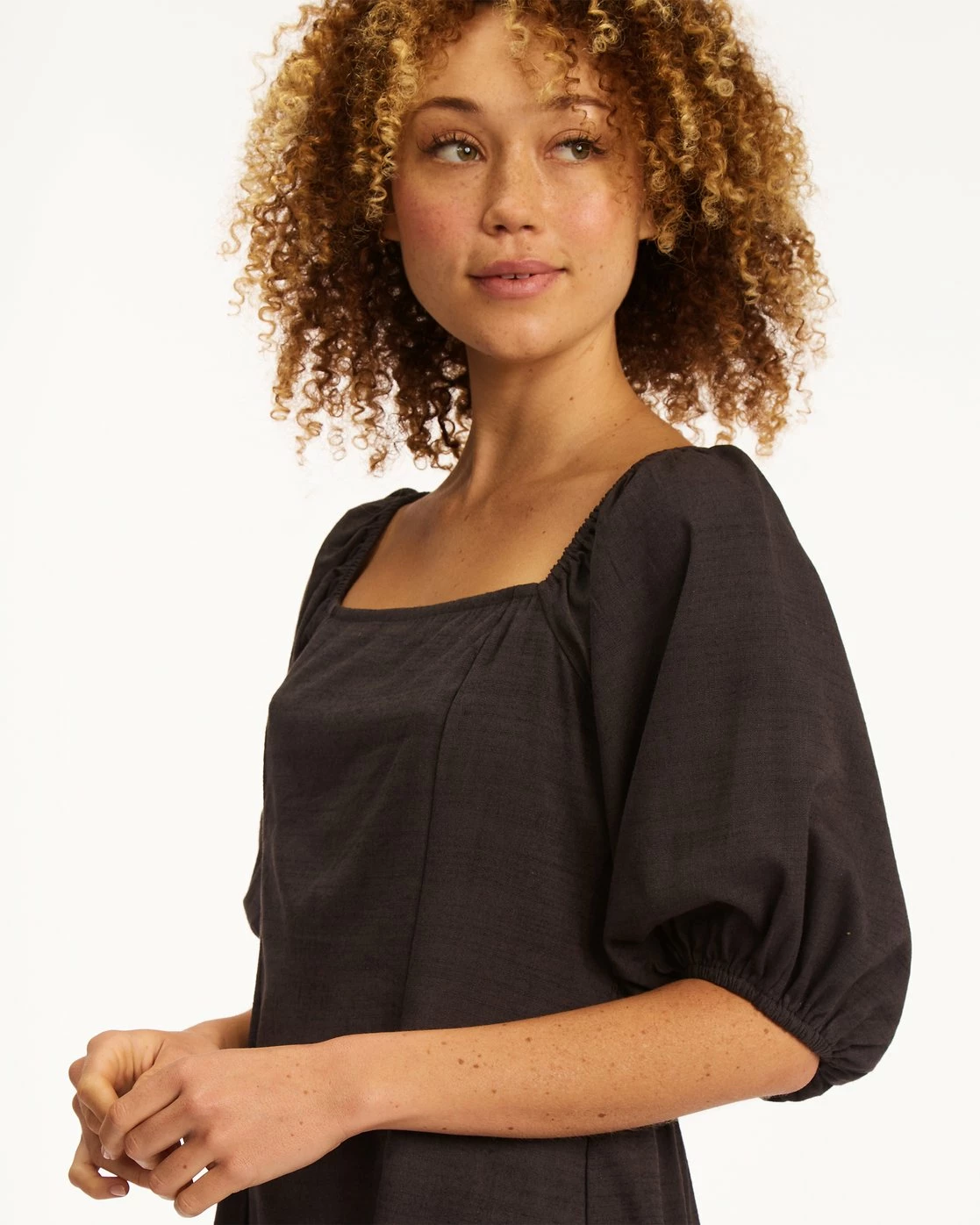 Billabong Paradise Mini Dress OFF BLACK (ofb) 6 Billabong Paradise Mini Dress OFF BLACK (ofb) - Image 6