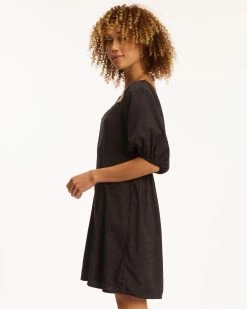 Billabong Paradise Mini Dress OFF BLACK (ofb) 8 Billabong Paradise Mini Dress OFF BLACK (ofb) -billabong shop abjwd00225 billabongw ofb sd1