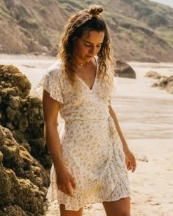 Billabong Wrap And Roll Woven Dress SALT CRYSTAL (scs) -billabong shop abjwd00247 billabongl scs frt1 3