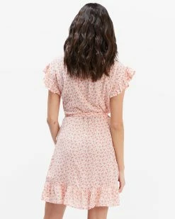 Billabong Wrap And Roll Woven Dress MELON (mel) -billabong shop abjwd00247 billabongw mel bck1 1