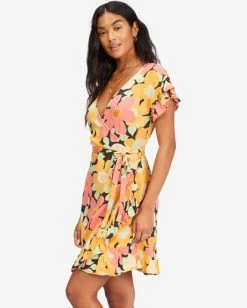 Billabong Wrap And Roll Woven Dress MULTI (mul) -billabong shop abjwd00247 billabongw mul sd1 1