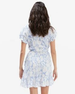 Billabong Wrap And Roll Woven Dress RAIN DROP (rad) -billabong shop abjwd00247 billabongw rad bck1 1