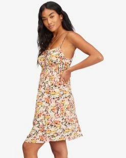 Billabong Feelin Blue Mini Slip Dress MULTI (mul) -billabong shop abjwd00249 billabongw mul sd1