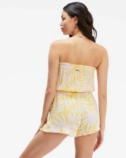 Billabong Flower Days Romper SUNBURST (srt) -billabong shop abjwd00295 billabongw srt bck1 1