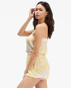 Billabong Flower Days Romper SUNBURST (srt) -billabong shop abjwd00295 billabongw srt sd1 1