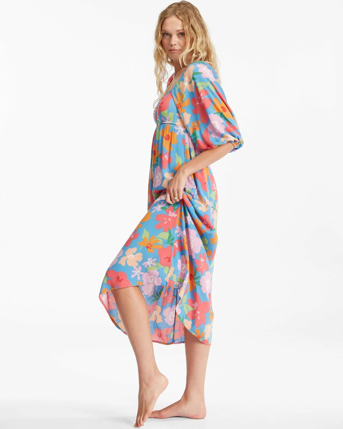 Billabong Swept Away Midi Dress MULTI (mul) 1 Billabong Swept Away Midi Dress MULTI (mul)