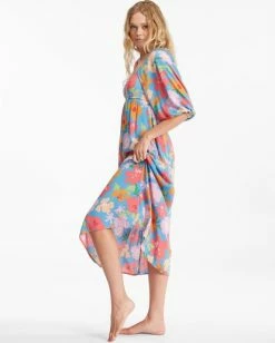 Billabong Swept Away Midi Dress MULTI (mul) 6 Billabong Swept Away Midi Dress MULTI (mul) -billabong shop abjwd00327 billabongw mul sd1 3