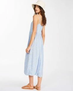 Billabong Venice Babe Midi Slip Dress RAIN DROP (rad) -billabong shop abjwd00355 billabongw rad bck1 1
