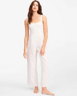 Billabong Sandy Cove Jumpsuit SALT CRYSTAL (scs) -billabong shop abjwd00357 billabongw scs frt1 1
