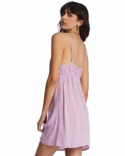 Billabong As If Mini Dress LILAC DREAM (pgr0) -billabong shop abjwd00359 billabongw pgr0 bck1 1