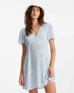 Billabong Short And Sweet Mini Dress SALT CRYSTAL (scs)