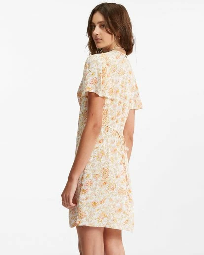 Billabong Short And Sweet Mini Dress WHITE/MULTI (wmu) 6 Billabong Short And Sweet Mini Dress WHITE/MULTI (wmu) - Image 6