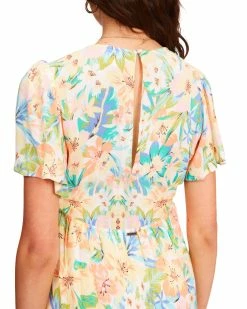 Billabong Jet Set Midi Dress WHITE/MULTI (wmu) 11 Billabong Jet Set Midi Dress WHITE/MULTI (wmu) -billabong shop abjwd00375 billabongw wmu dtl1