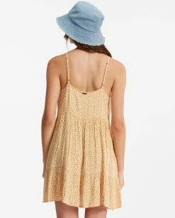 Billabong You Got It Mini Dress LIGHT SUNSET GOLD (tjq0) 8 Billabong You Got It Mini Dress LIGHT SUNSET GOLD (tjq0) -billabong shop abjwd00418 billabongw tjq0 bck1