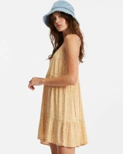 Billabong You Got It Mini Dress LIGHT SUNSET GOLD (tjq0) 11 Billabong You Got It Mini Dress LIGHT SUNSET GOLD (tjq0) -billabong shop abjwd00418 billabongw tjq0 sd1 1